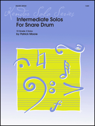 Book cover for Intermediate Solos For Snare Drum