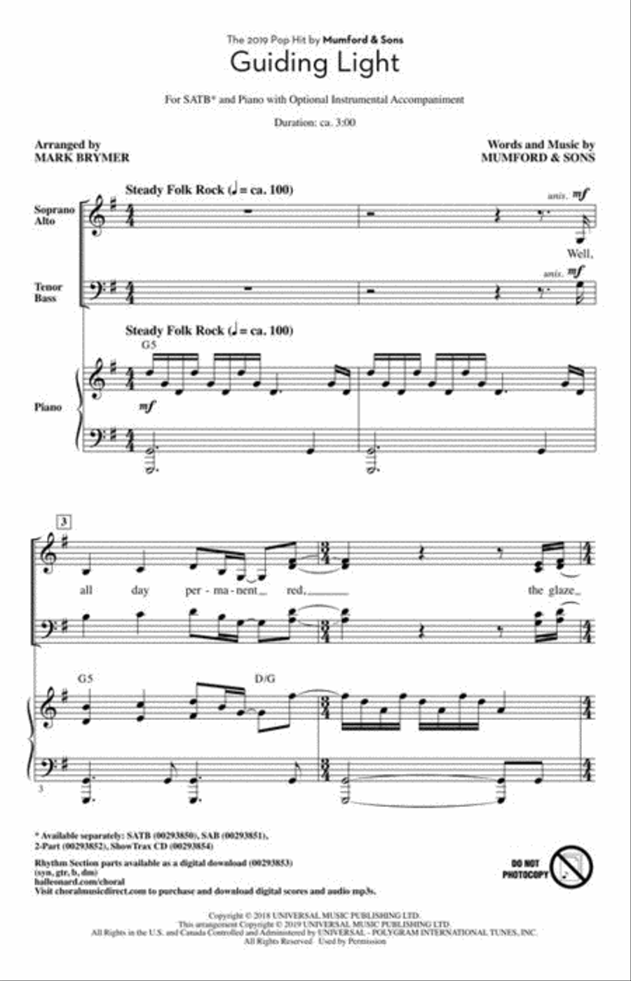 Guiding Light Guiding Light 4-Part scores gallery preview page 3