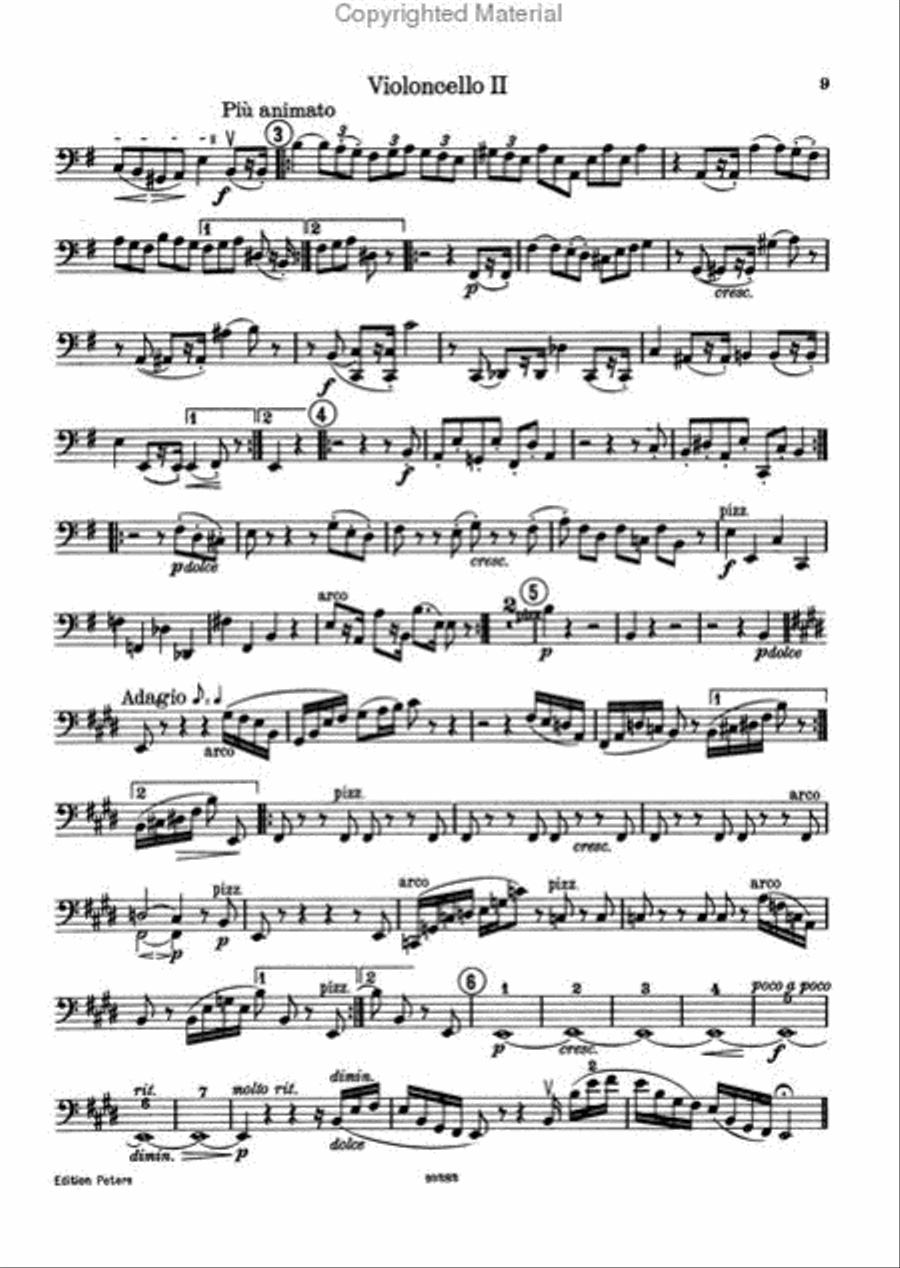 String Sextet No. 2 in G Op. 36 Chamber Music scores gallery preview page 5