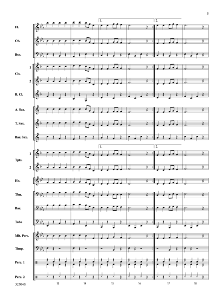 Rocky Top Concert Band scores gallery preview page 4
