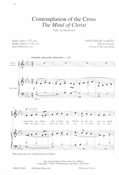Coram Deo, Set II (Choral Score) image number null