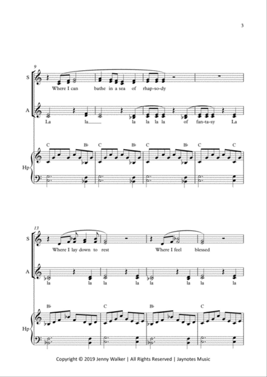 Song of Hope - Female voices (SA) SSA scores gallery preview page 3