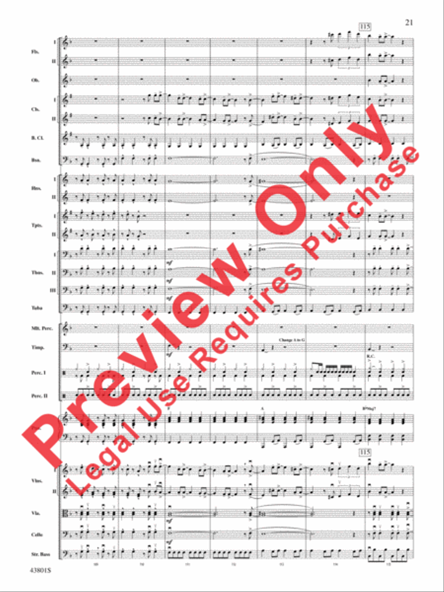 Bruno Mars' Greatest Hits Full Orchestra scores gallery preview page 22