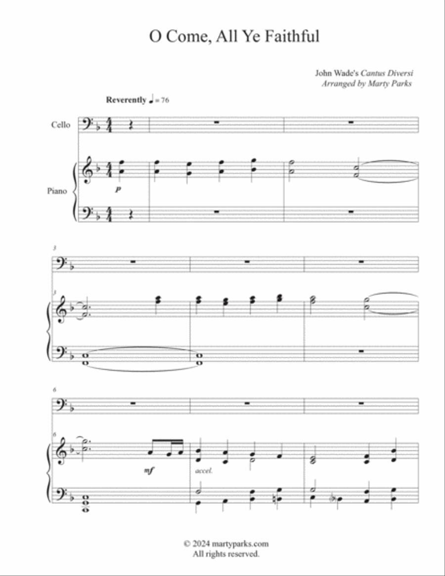 Christmas Cello (Volume 3) Piano scores gallery preview page 2