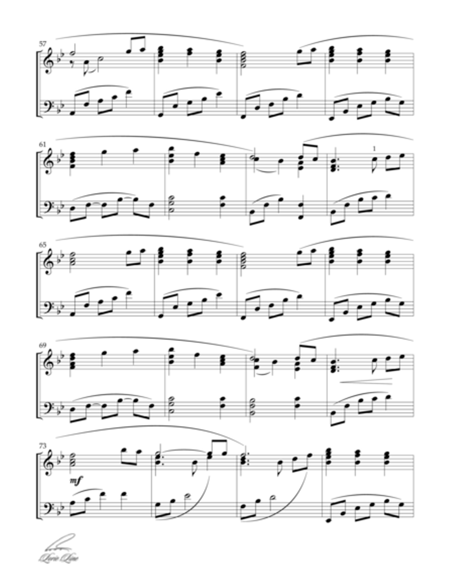The First Noel Piano Solo scores gallery preview page 5