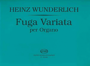 Fuga Variata Organ Print On Demand Import Only