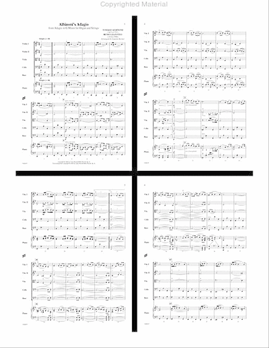 Tango Espressivo String Orchestra scores gallery preview page 12