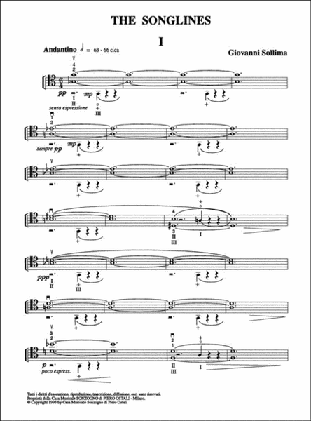 The Songlines Per Violoncello
