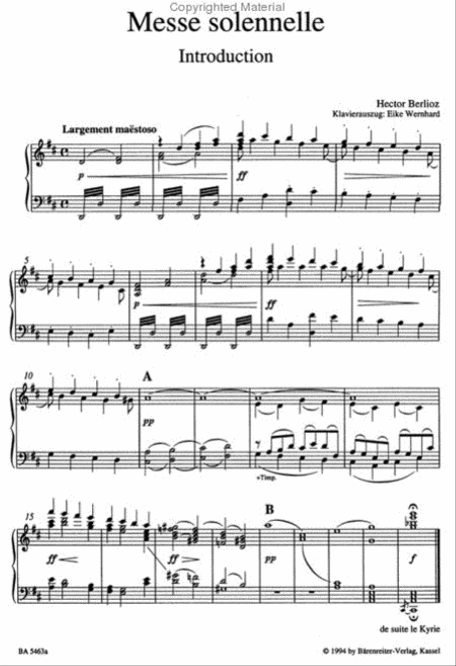 Messe solennelle Holoman 20 4-Part scores gallery preview page 2