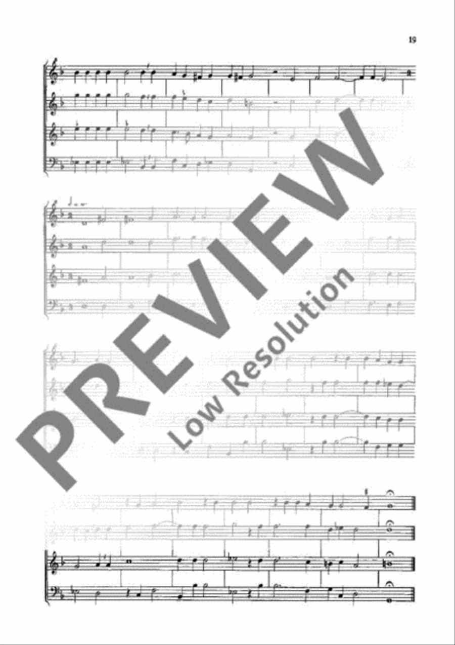 Dance Movements in four parts 4-Part scores gallery preview page 17