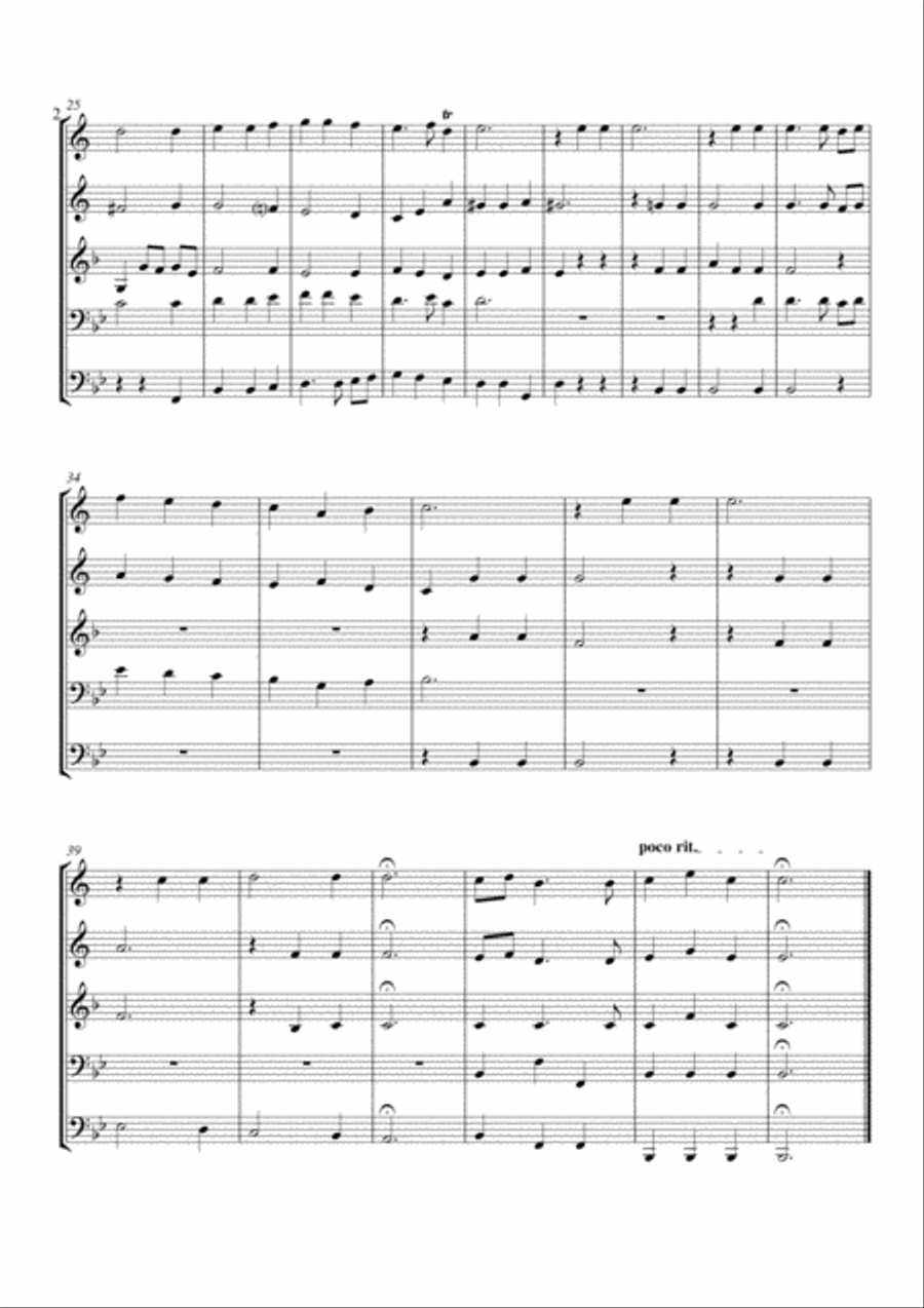 Sonatina I Brass Quintet scores gallery preview page 2