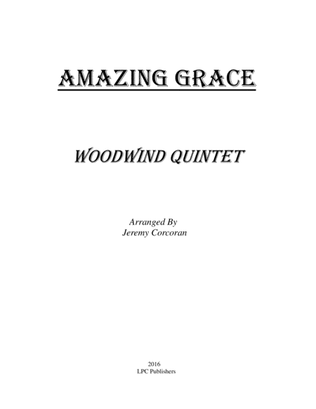 Book cover for Amazing Grace for Woodwind Quintet