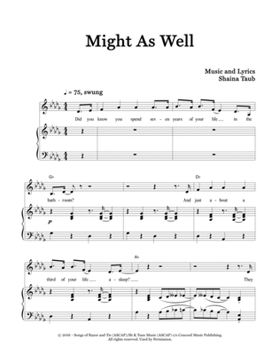 Book cover for Might As Well