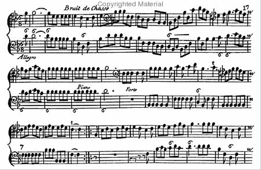 Les delices de la solitude - Sonatas for cello, viol, bassoon with figured continuo bass - Opus XX Bassoon scores gallery preview page 3