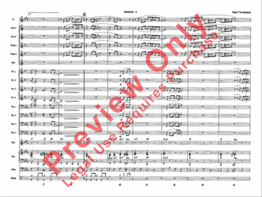 Frosty the Snowman Jazz Ensemble scores gallery preview page 10