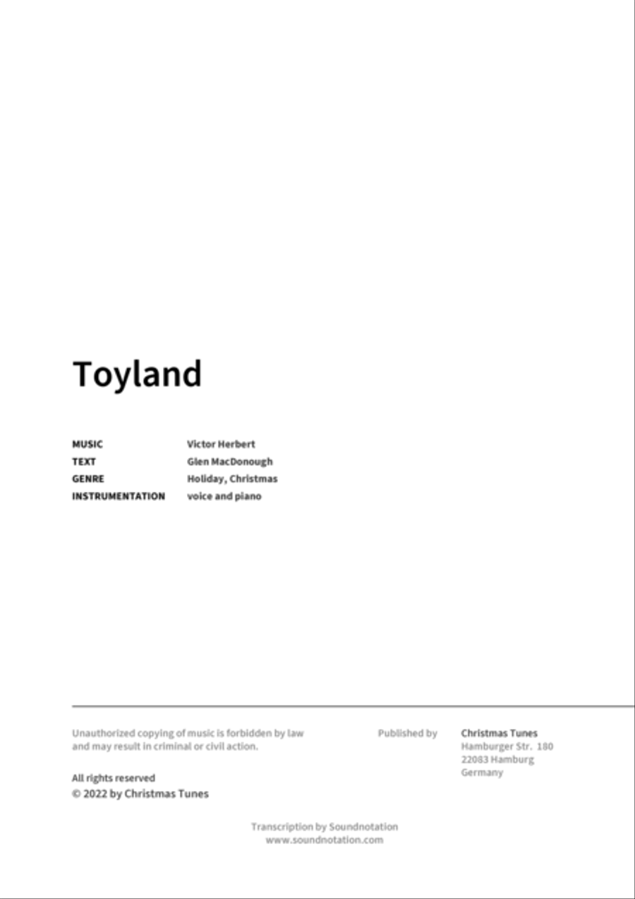 Toyland Voice scores gallery preview page 2