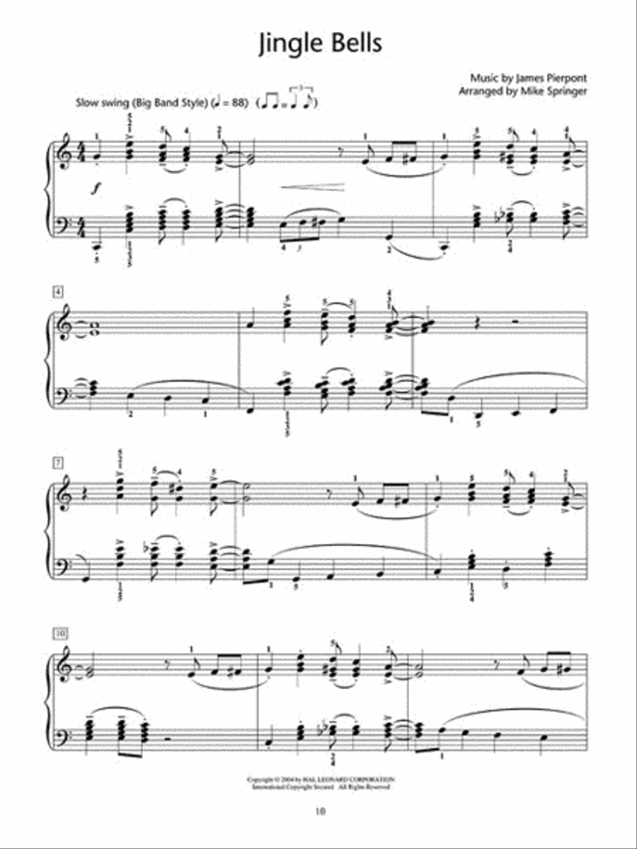 Christmas Jazz Christmas Jazz Piano Method scores gallery preview page 5