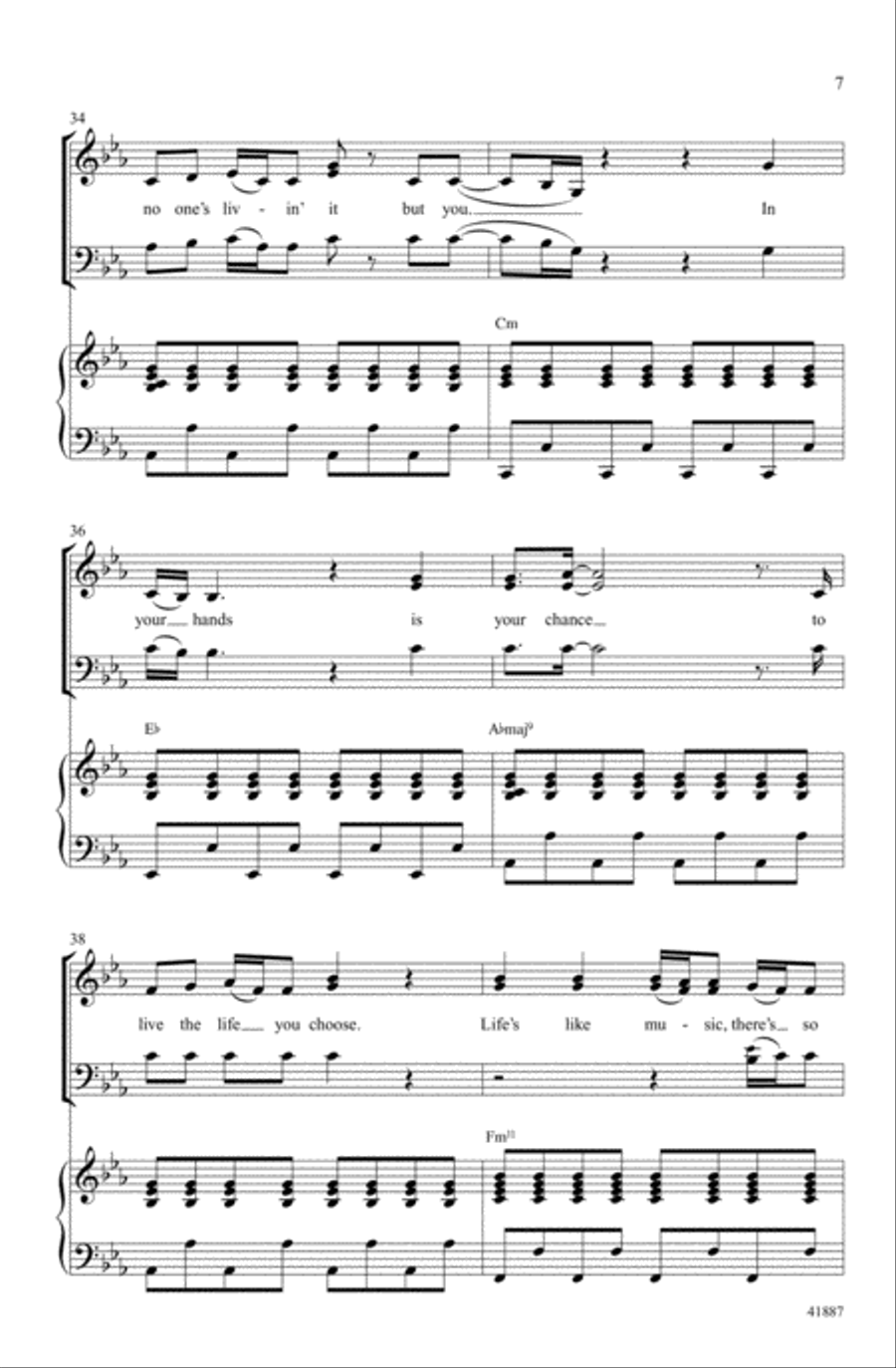 Unfinished Songs Unfinished Songs Choir scores gallery preview page 6