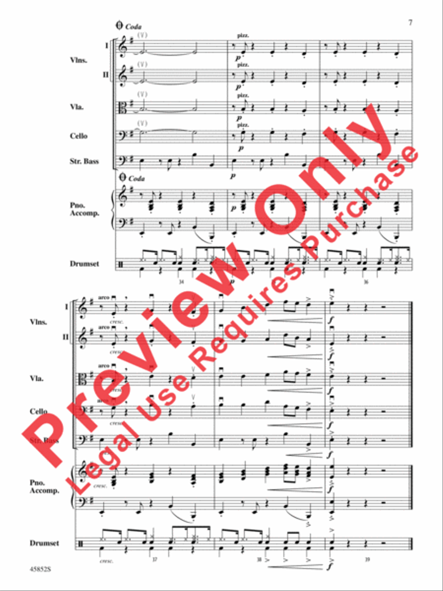 Take Five String Orchestra scores gallery preview page 7