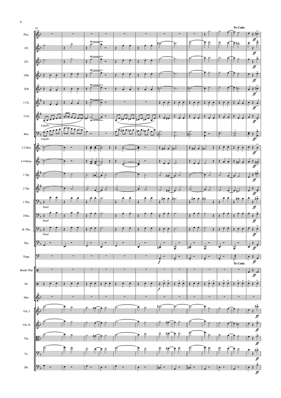 Dios nunca Muere Full Orchestra scores gallery preview page 6