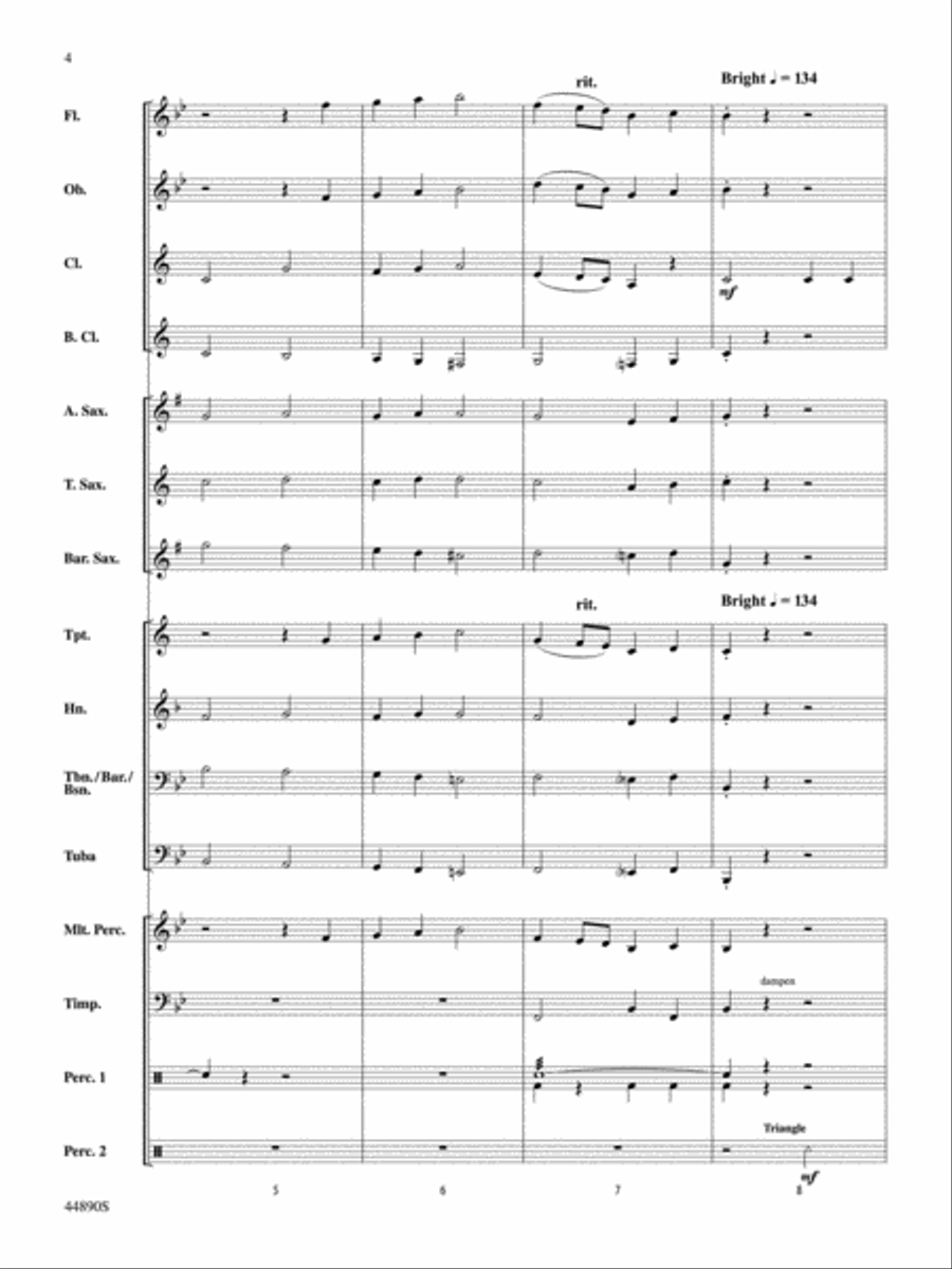Project Mars: Score Project Mars: Score Concert Band scores gallery preview page 4