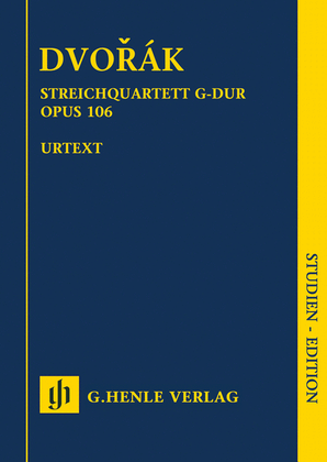 Book cover for String Quartet G Major Op. 106