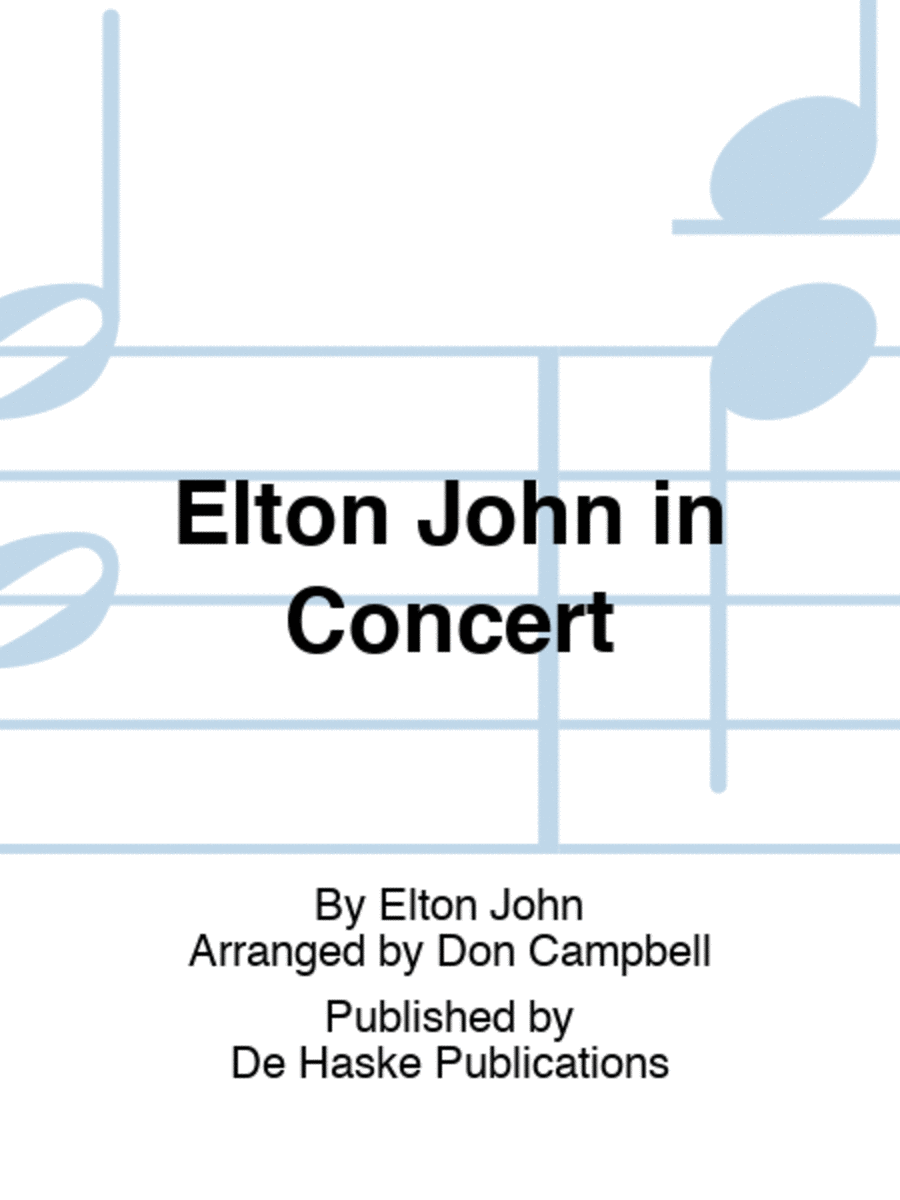 Elton John in Concert Brass Band scores gallery preview page 1
