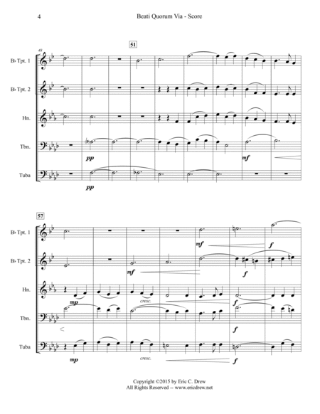 Beati Quorum Via (for Brass Quintet)