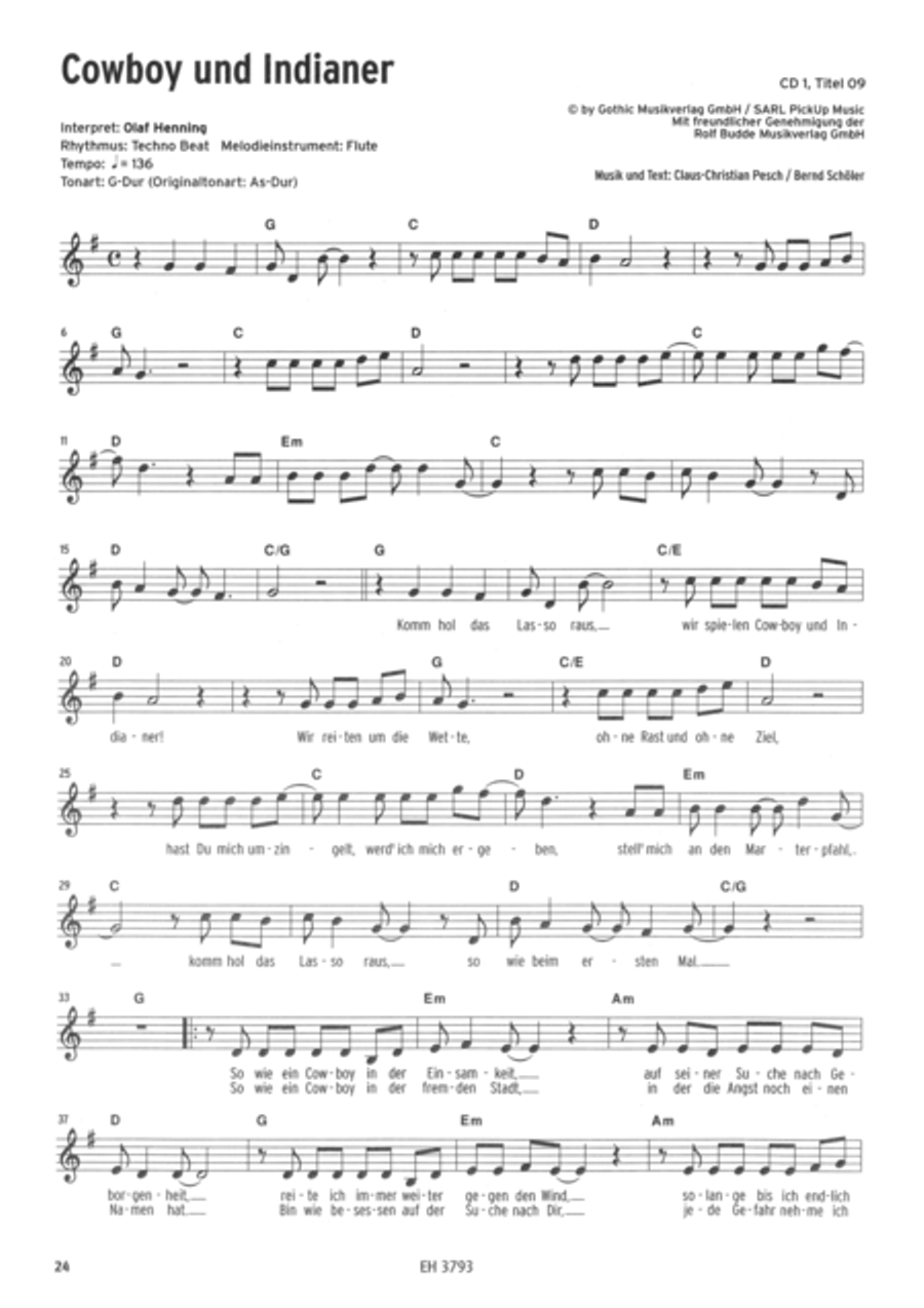 Cowboy und Indianer Voice scores gallery preview page 3