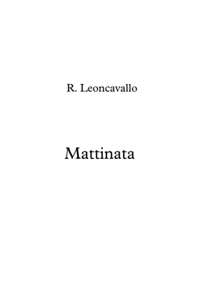 Book cover for Mattinata - Leoncavallo - Voz y guitarra