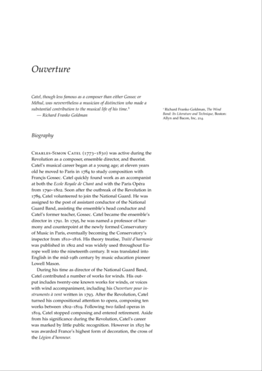 Ouverture pour instruments à vent Concert Band scores gallery preview page 4