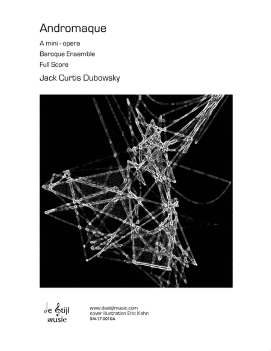 Andromaque Mini-Opera (Baroque Ensemble Full Score) Choir scores gallery preview page 1