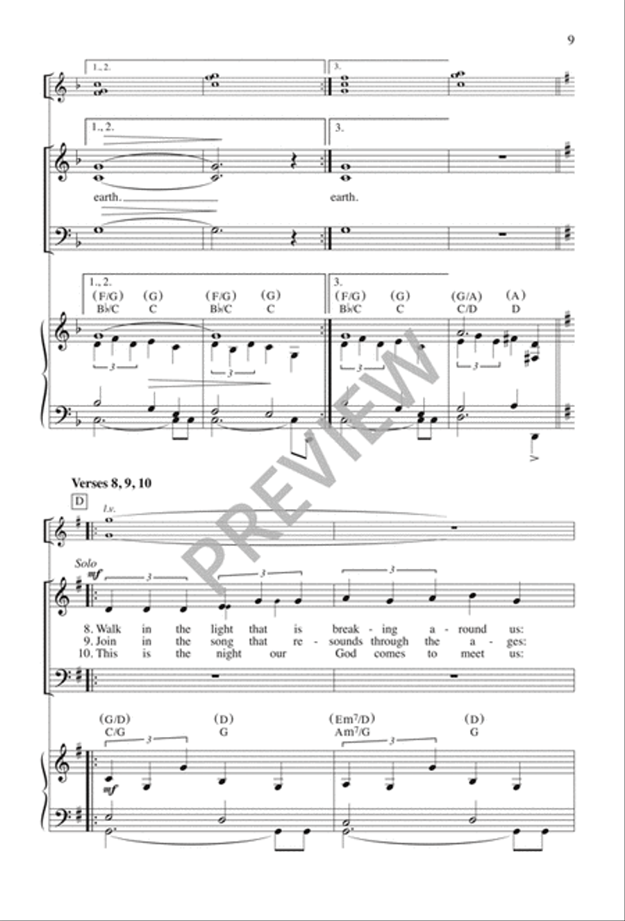 Welcome the Child 4-Part scores gallery preview page 10