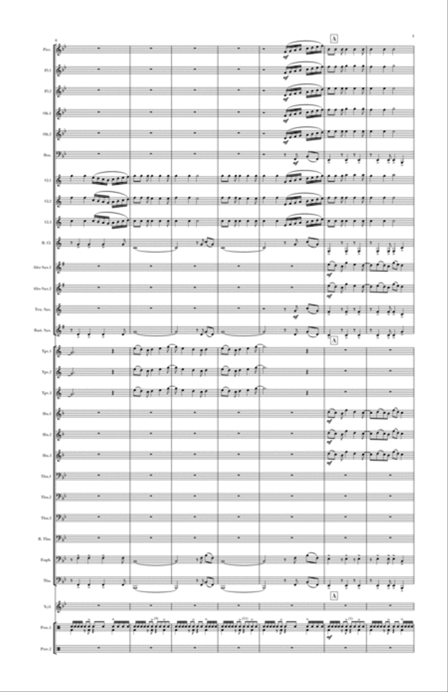 A New Day Concert Band scores gallery preview page 3