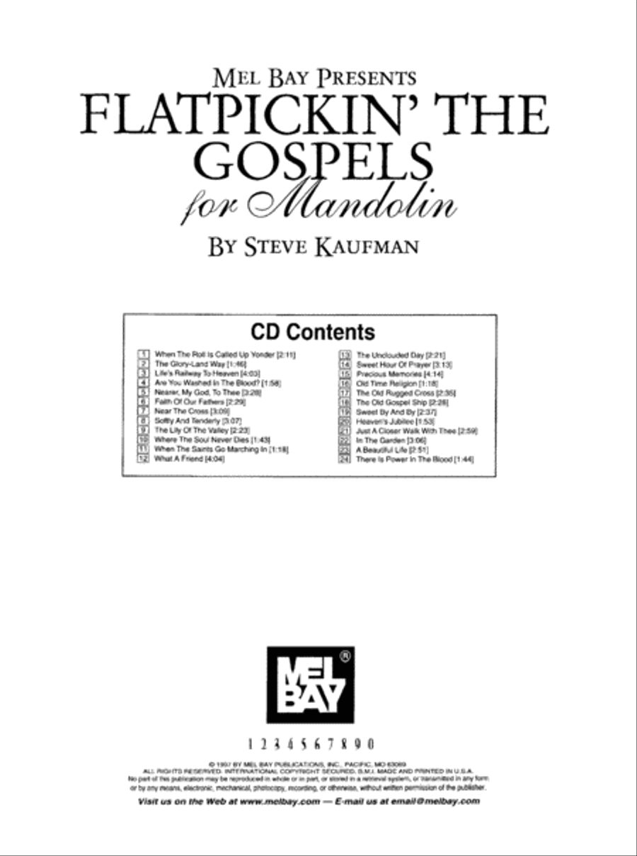 Flatpickin' the Gospels for Mandolin Flatpicking Guitar scores gallery preview page 3