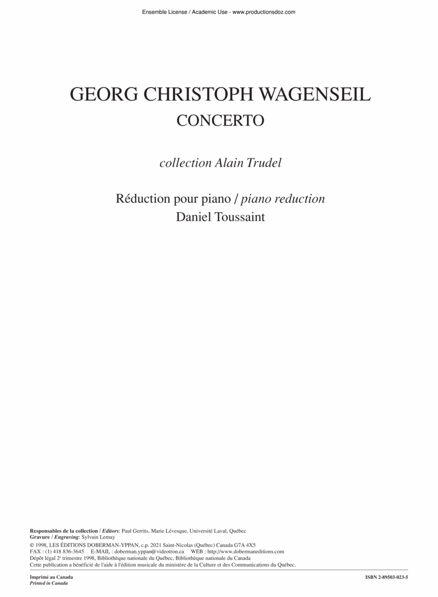 Concerto for trombone (pno red) Piano scores gallery preview page 1