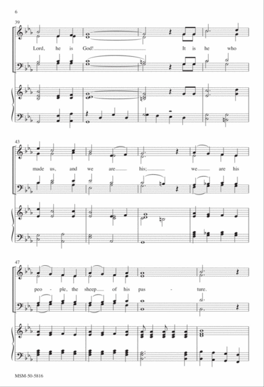 Make a Joyful Noise 4-Part scores gallery preview page 6
