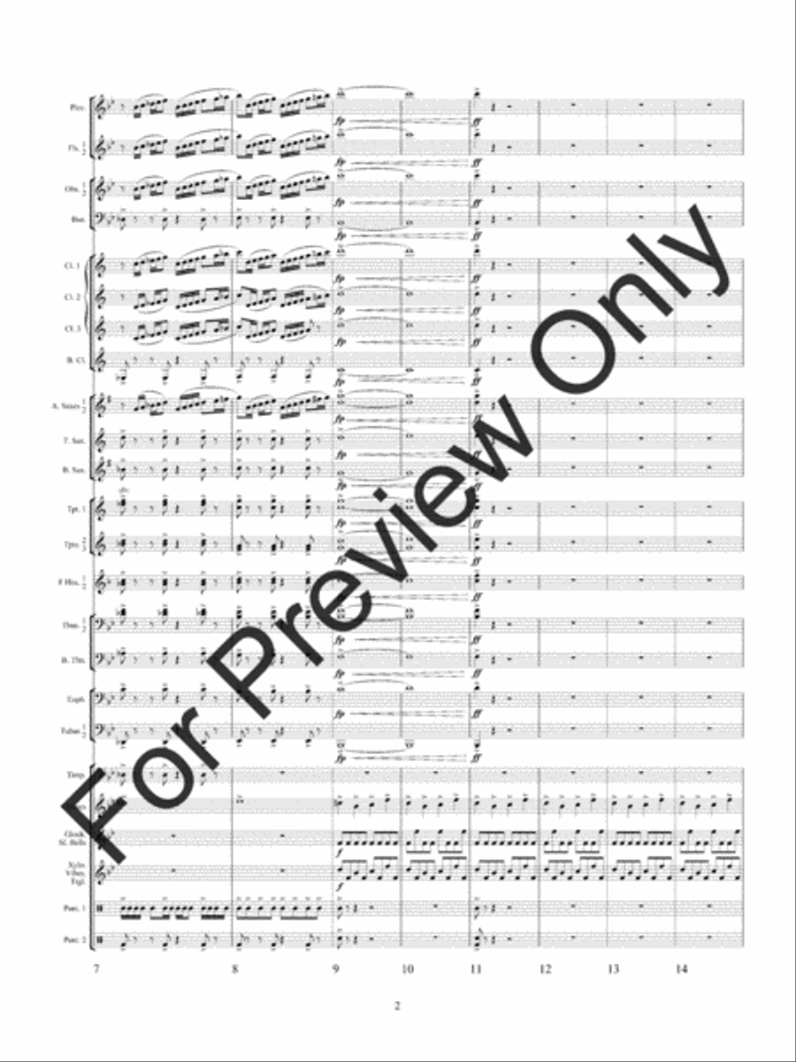 Winterfest (Score) Concert Band scores gallery preview page 5