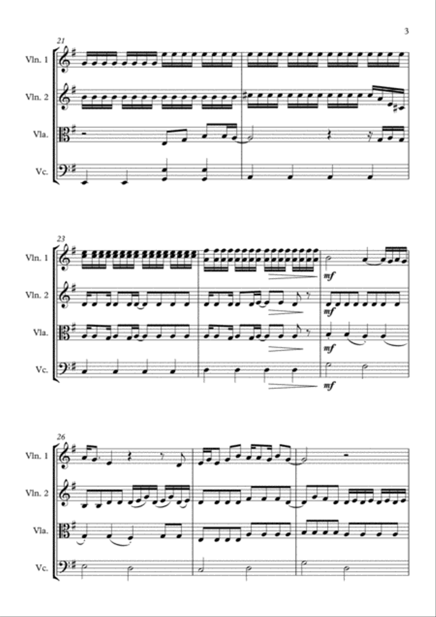 Whatever String Quartet scores gallery preview page 3