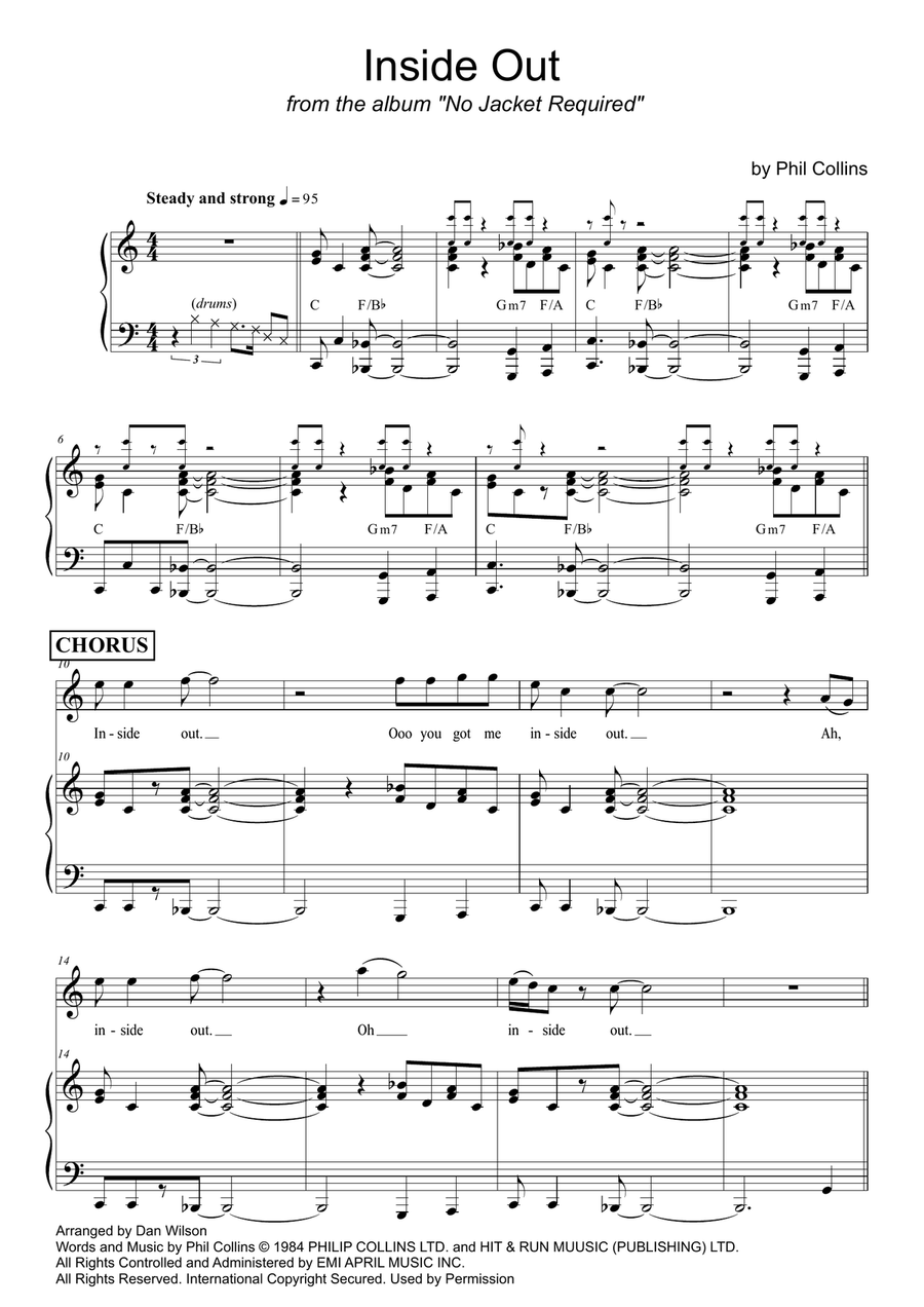 Inside Out Inside Out Tenor Voice scores gallery preview page 1