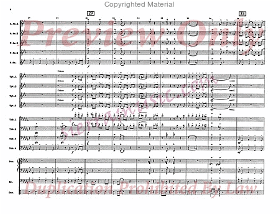 Shadrack Big Band scores gallery preview page 5