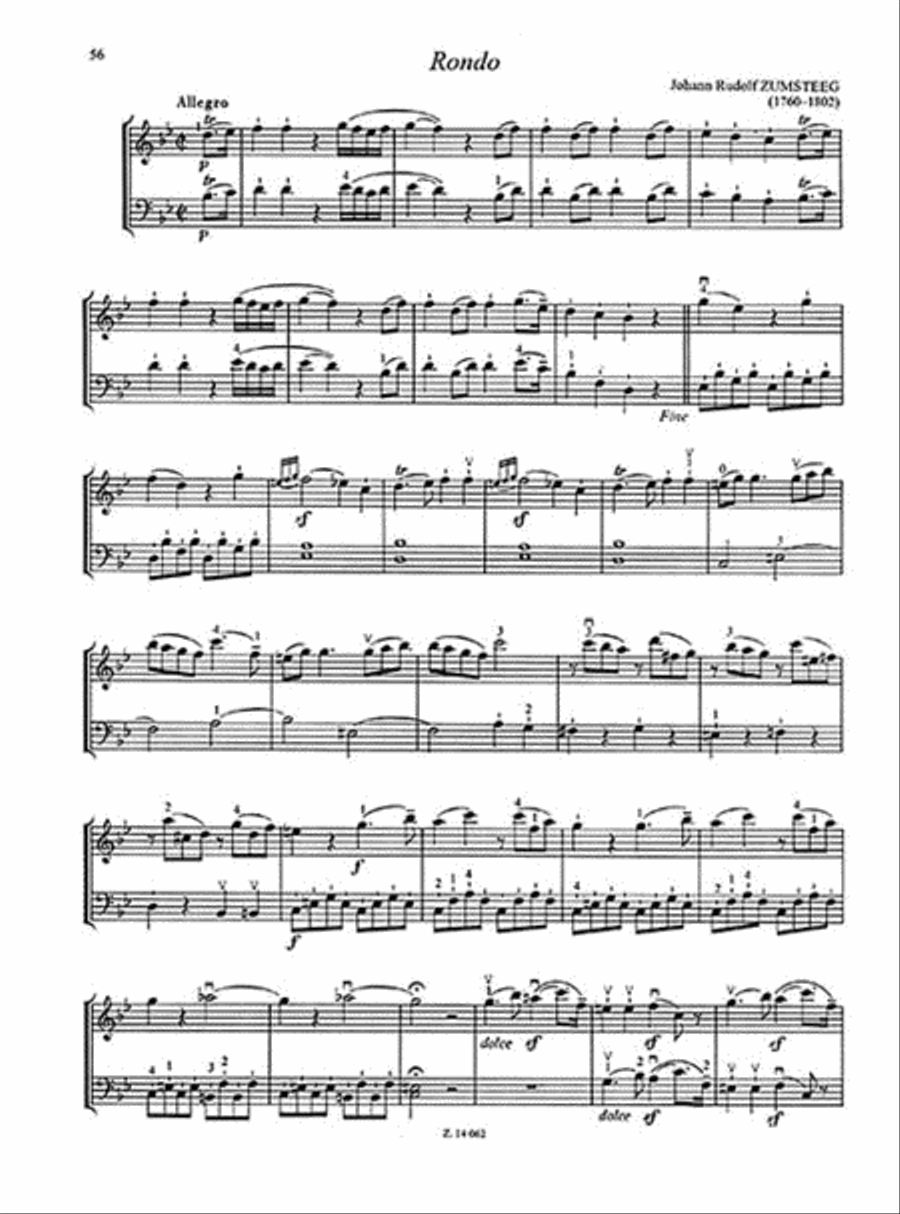 Duets for Violin and Violoncello for Beginners – Volume 2 String Duet scores gallery preview page 3