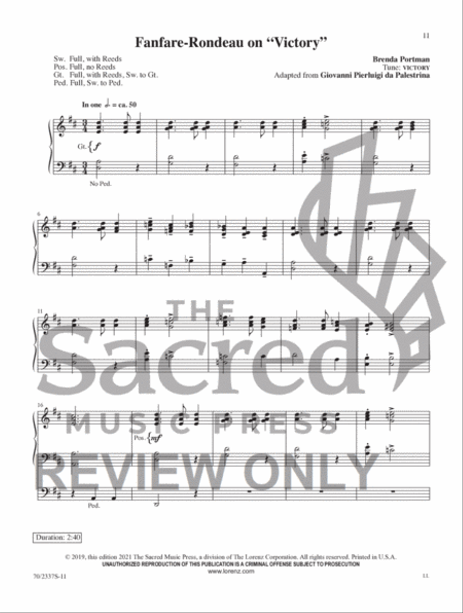My Song Is Love Unknown Organ Solo scores gallery preview page 8
