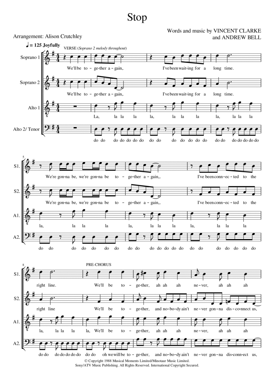 Stop 4-Part scores gallery preview page 1