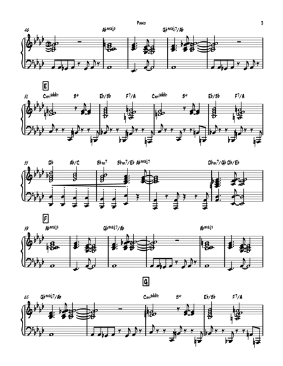 Got To Get You Into My Life Jazz Ensemble scores gallery preview page 4