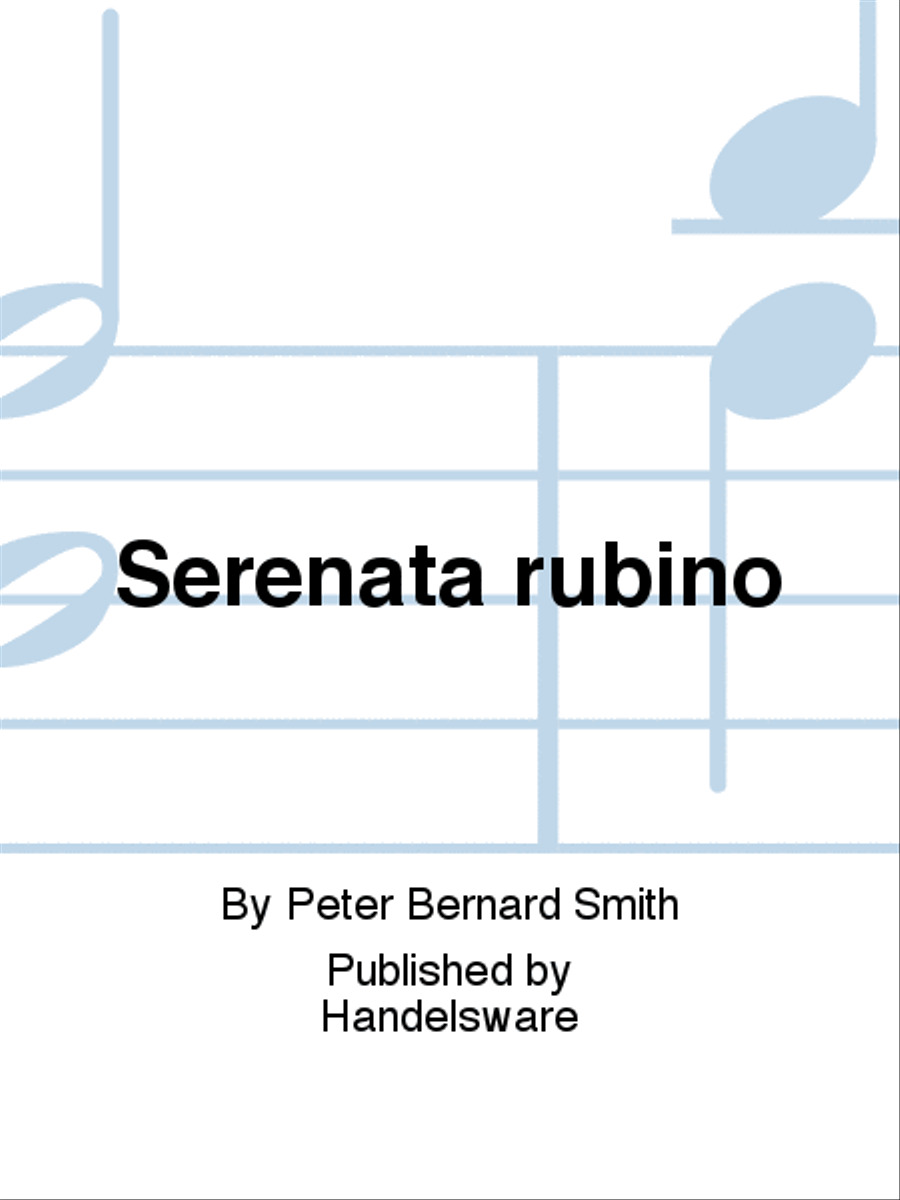 Serenata rubino Flute Duet scores gallery preview page 1