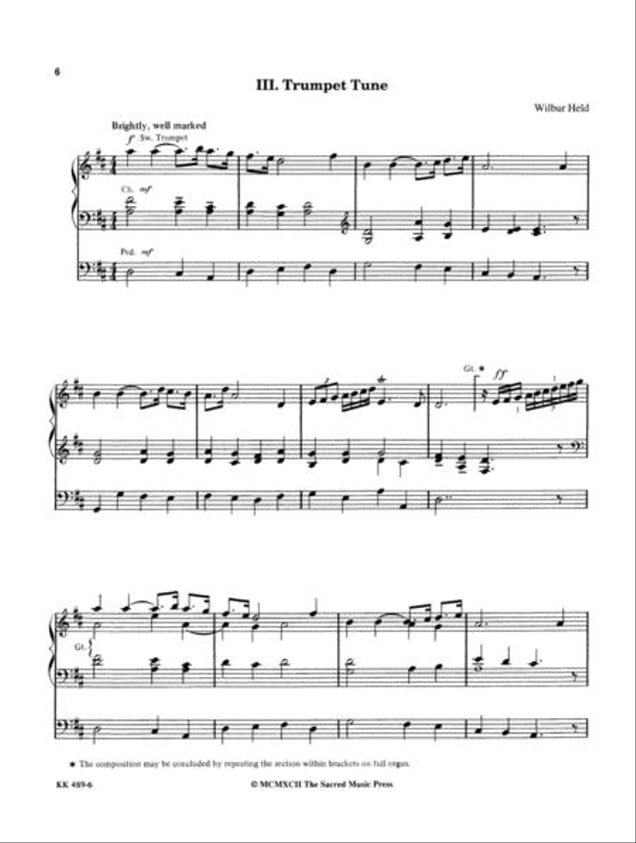 Sketches for Organ Organ Solo scores gallery preview page 6