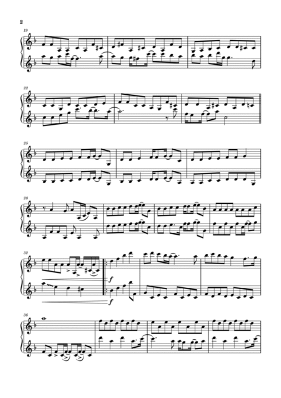 Another Day Of Sun Another Day Of Sun Clarinet Duet scores gallery preview page 2