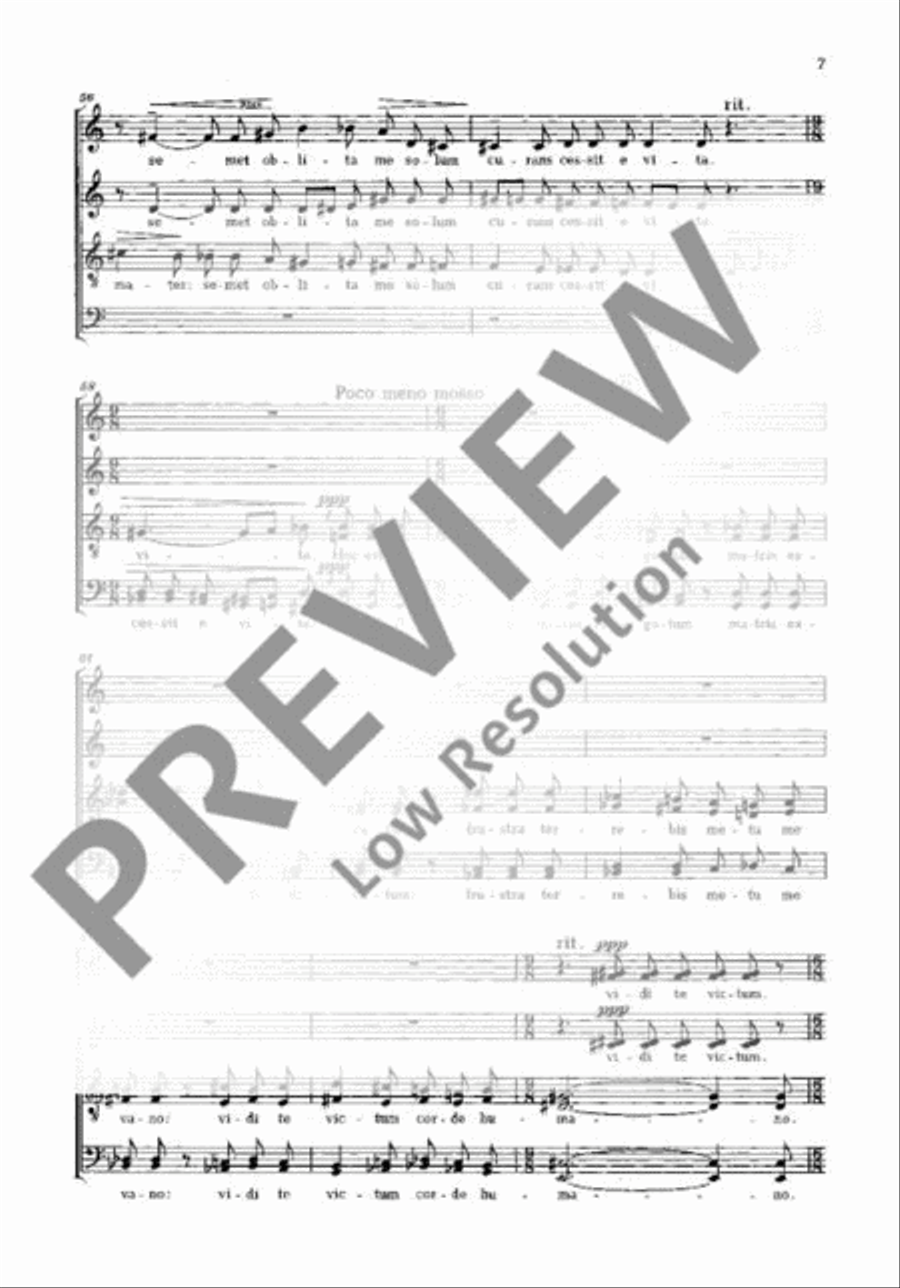 Tres Laudes 4-Part scores gallery preview page 7