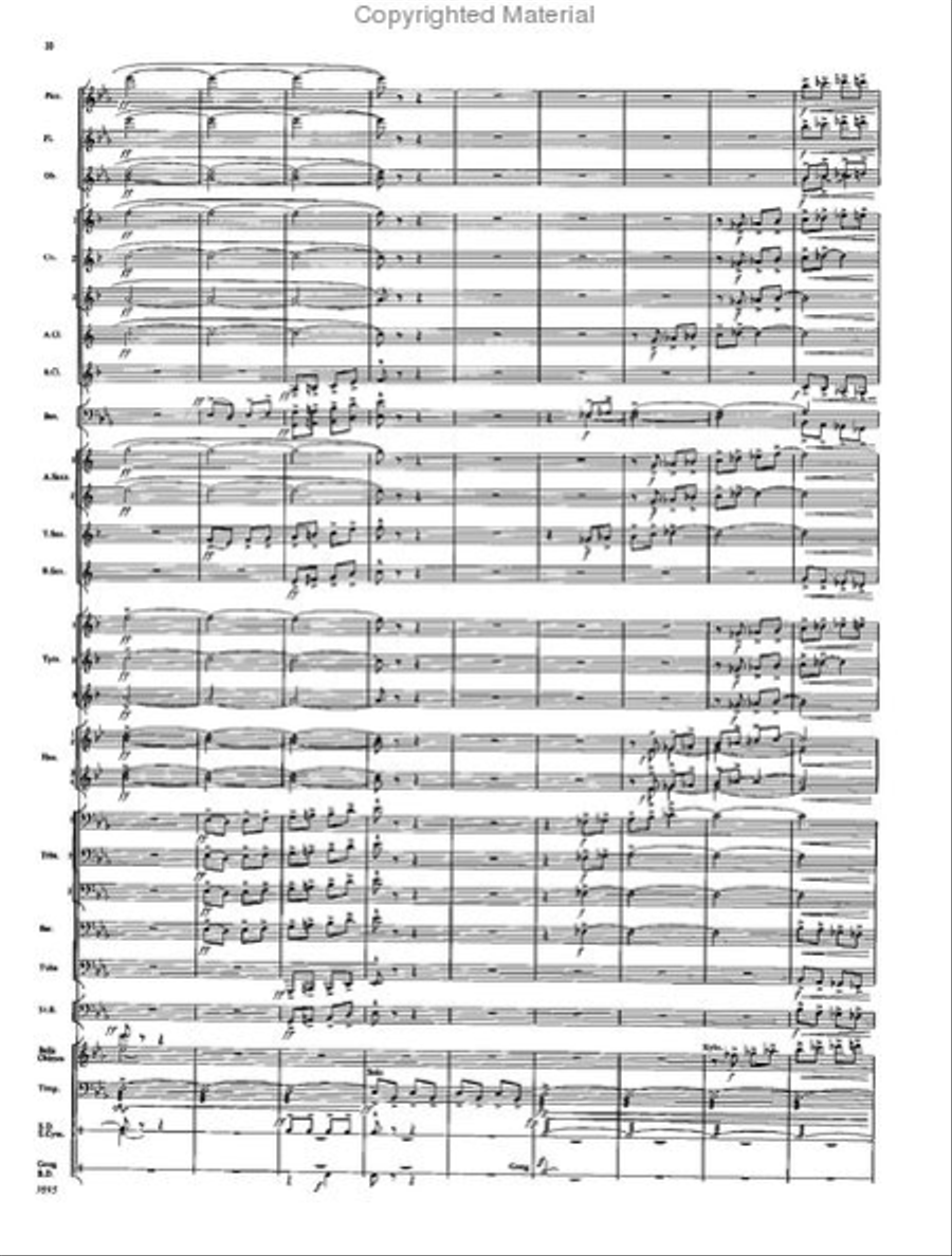 In All Its Glory Concert Band scores gallery preview page 28